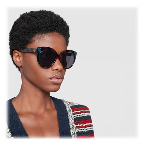 gucci cat eye glitter acetate sunglasses|luxury designer sunglasses cat eye.